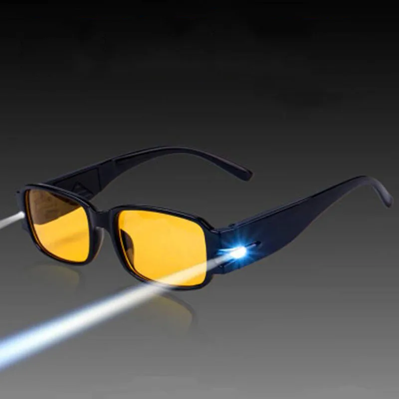

Magnifying Glass 100/150/200/250/300/350/400 Degree Portable Glasses Magnifying Glass With LED Light Magnetic Therapy Glasses