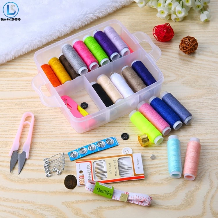 Portable Sewing Kits Multi Function Sewing Box Home Travel Essential Accessories Sewing Tools