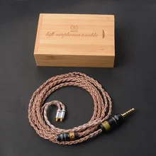 Ручная работа DIY 4,4 мм сбалансированный разъем интерфейс MMCX обновленный Hifi музыка Медь Серебряный кабель Шнур для SE525 SE215 UE900 DT2 AK380 N5