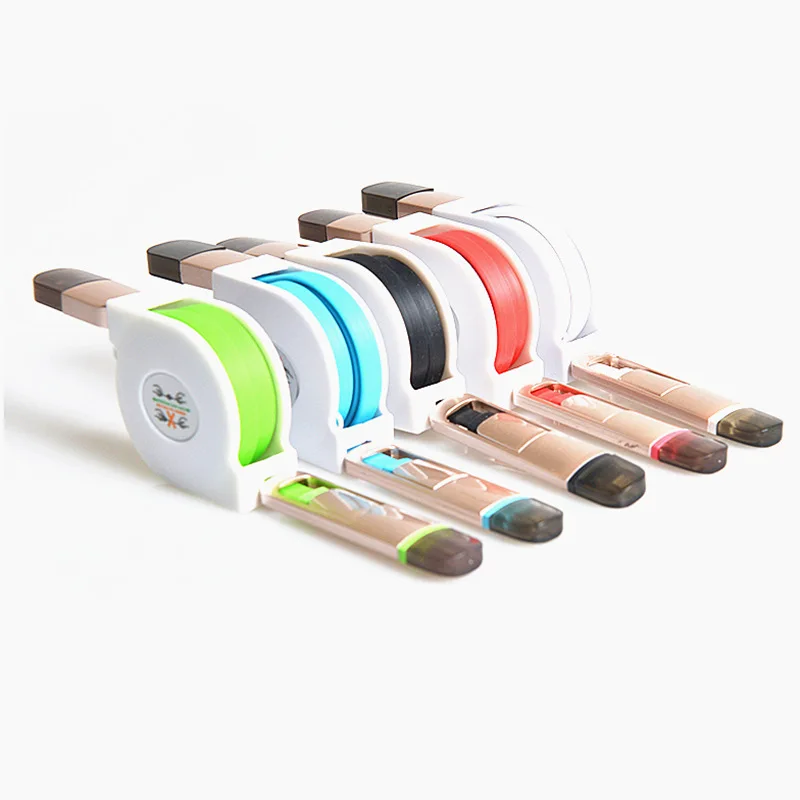 2016 NEW Retractable USB data cable For iPhone 5 5s 6 6s 2 in 1 charging