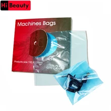 250 шт. 130*130 мм Одноразовые гигиенические Клип Тату крышка шнура Сумки Пластик Синий татуировки Клип шнур рукава обложка сумка