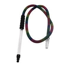 COURNOT Sponge Acrylic Handle Hookah Hose Tube Plastic Shisha Hose 1.74M Colorful Sheesha Chicha Narguile Hose Pipe Accessories
