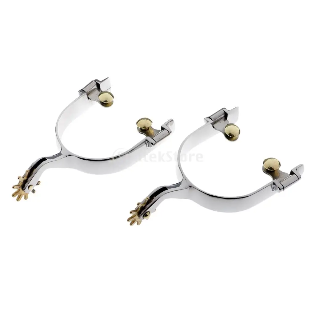 Men and Women Horse Spurs Equestrian Horse Riding Spurs Accessories 130mm/150mm