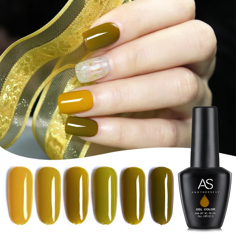 Long Lasting Soak Off Almond Blossom Gel UV LED Glitter Lacquer Polish Manicure Super Nail Polishes | Красота и здоровье