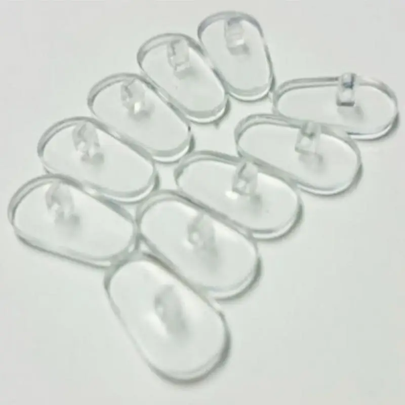 

5 Pairs Flexible Silicone Nose pads for glasses screw in Eyeglasses Sunglasses accessories