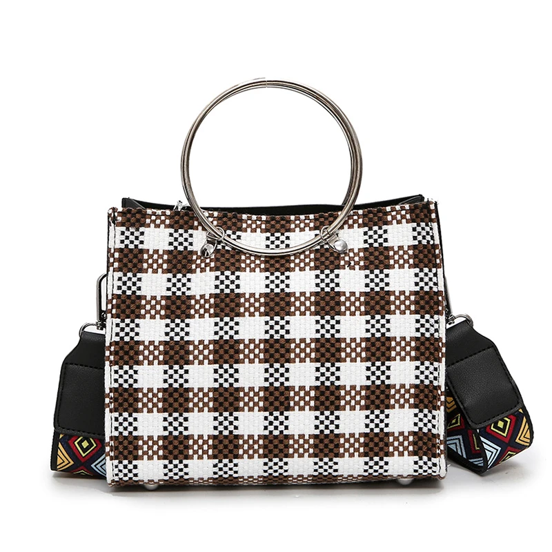 Women Bag Female Handbags Canvas Set Bags Leather Over Shoulder