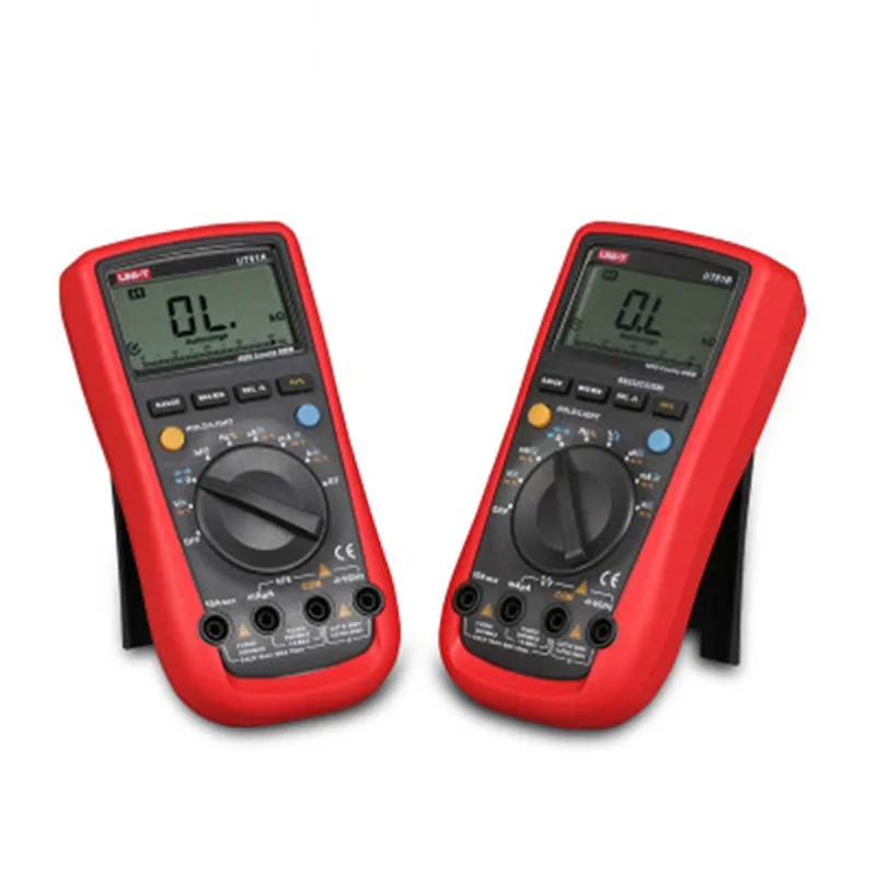 

UNI-T Digital Multimeter UT61B LCD Multimeter AC/DC Voltage Current C/F Temperature Test Multimeter Multimeter Auto Range