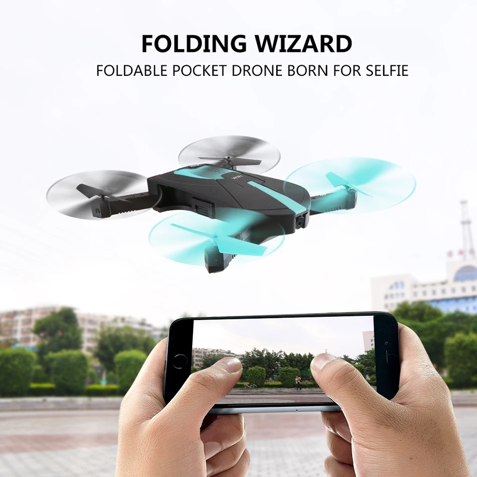 Buy Cheap Mini remote control quadcopter WiFi FPV camera hd Pocket Selfie Drone JY018 Easy carry travel hd camera USB H37 birthday gift