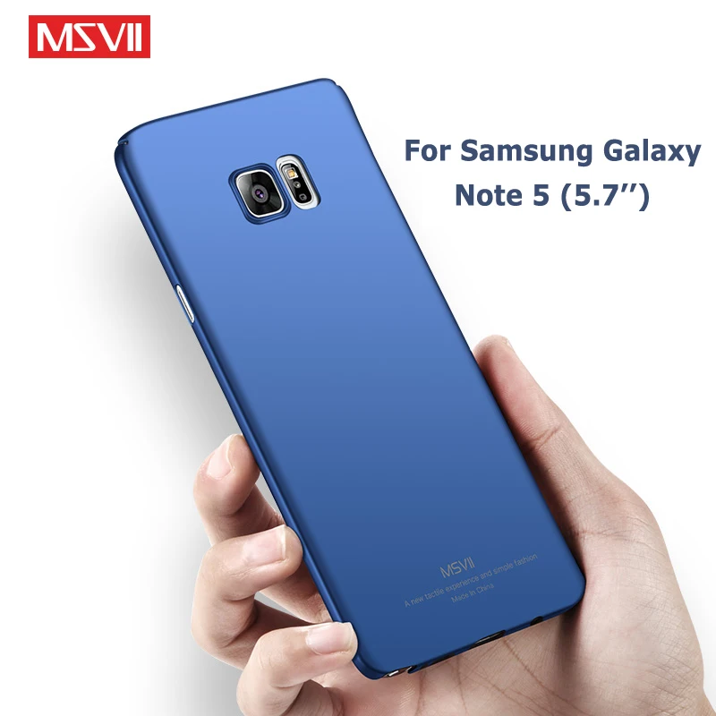 Чехлы MSVII для Samsung Galaxy Note 5 тонкий матовый чехол Note5 из поликарбоната 7|msvii brand|for samsung