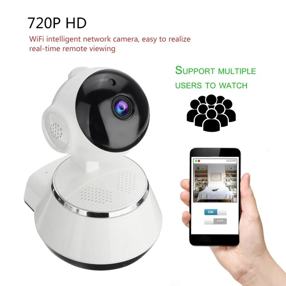 720P HD беспроводная Wifi ip-камера для домашней безопасности, камера наблюдения, объектив 3,6 мм, широкоугольная камера для помещений, поддержка ночного видения