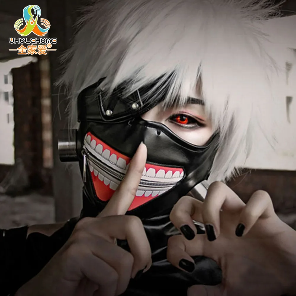 Высококачественная Очищающая маска Tokyo Ghoul 2 Kaneki Ken регулируемые маски на молнии