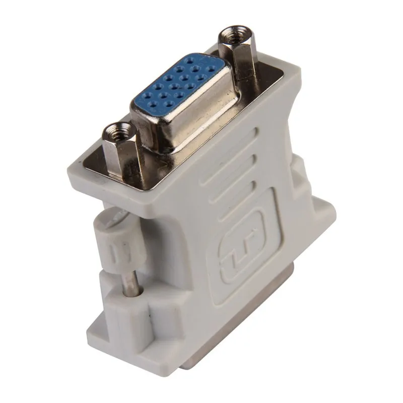

DVI-I Male 24+5 Pin to VGA Female Adapter Video Converter HDTV LCD Moniator Adapter DVI to VGA for laptops