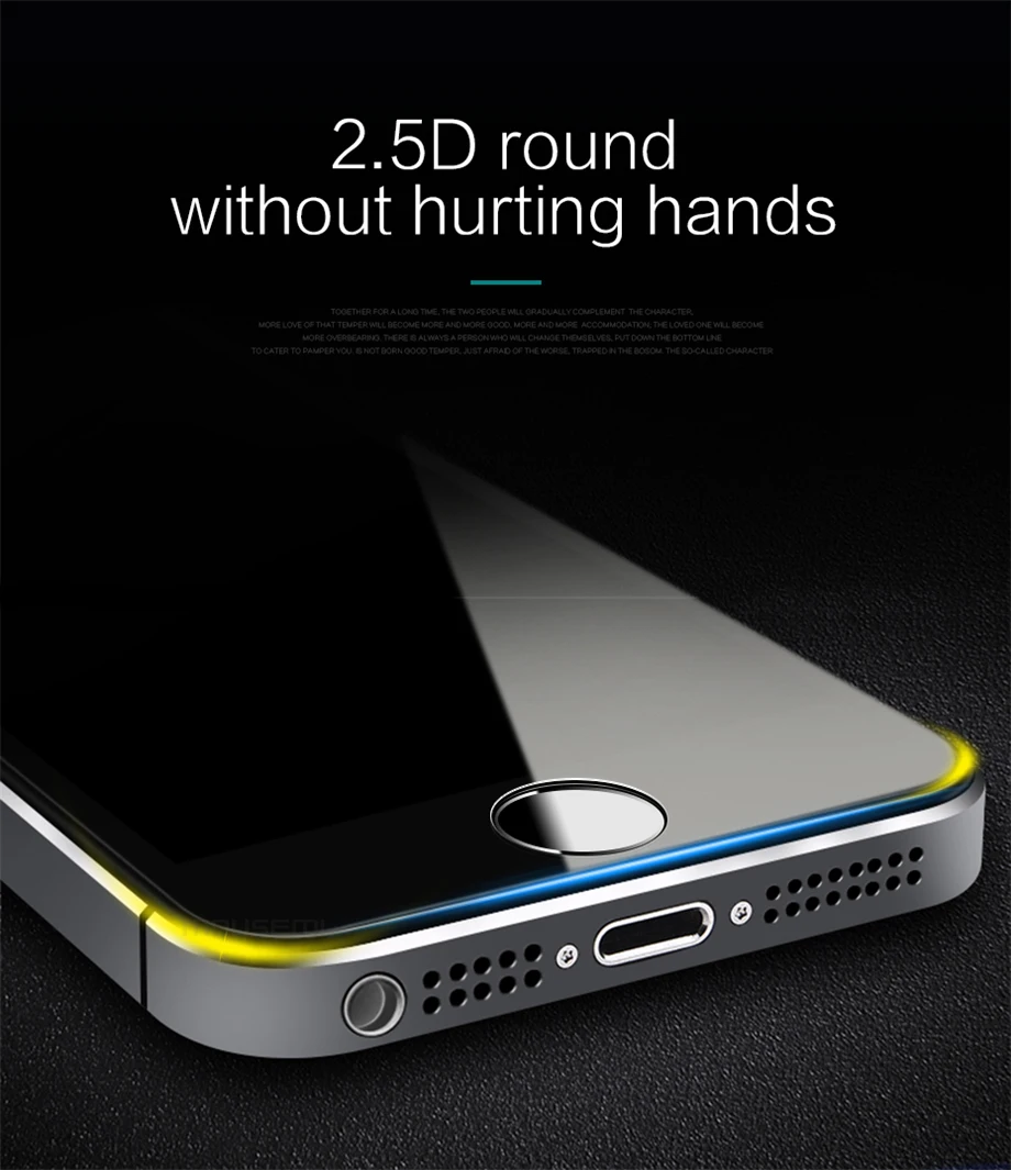 MOUSEMI Protective Glass For iPhone 5s 5 SE Premium Explosion Proof Ultra Thin Film Screen Protector For iPhone 5 Tempered Glass (2)