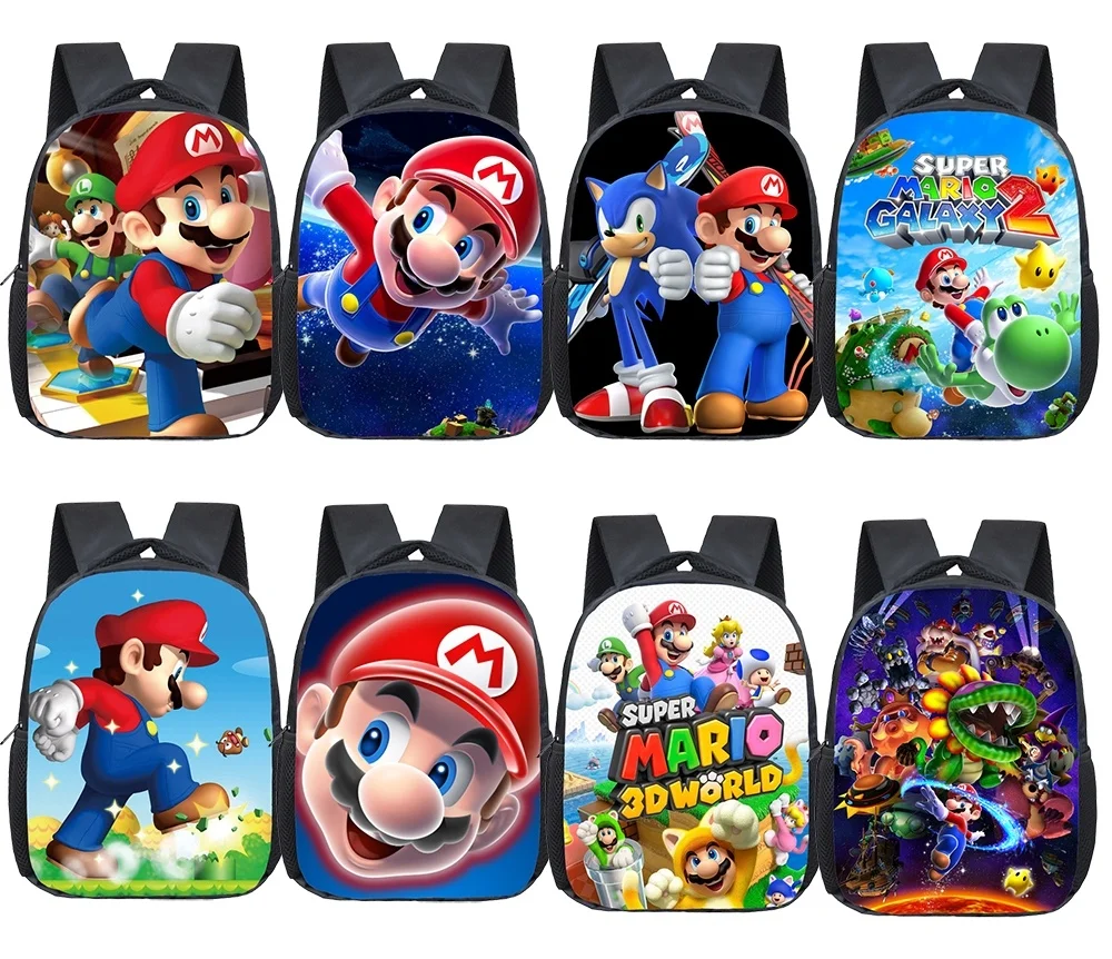 Супер Марио ланч-сумка для мужчин и женщин, мальчиков и девочек, термоизолированная коробка, модный студенческий работник, свежий ледяной пакет, повседневная школьная пищевая сумка