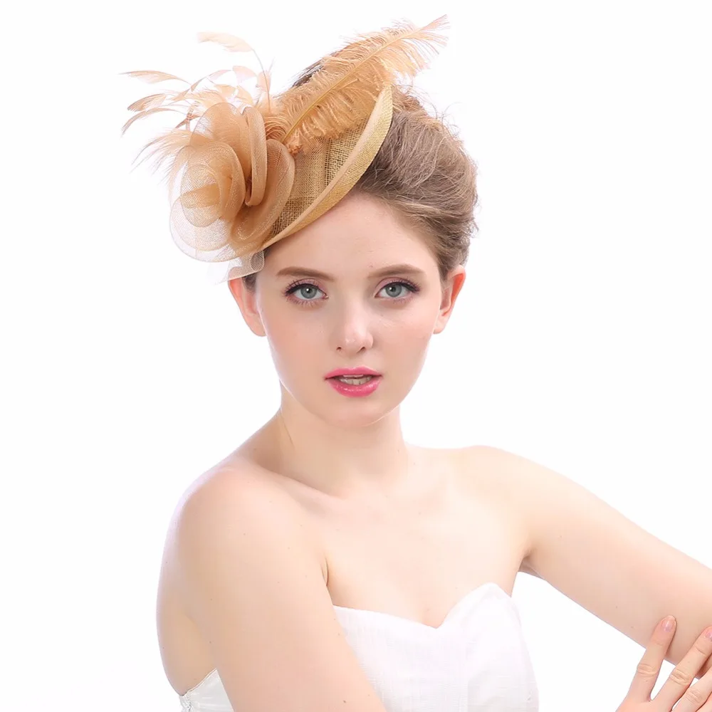 Fascinators для свадеб волос Свадебные аксессуары для Горячая распродажа; женская обувь Свадебные Hat Лидер продаж свадебные аксессуары шляпа