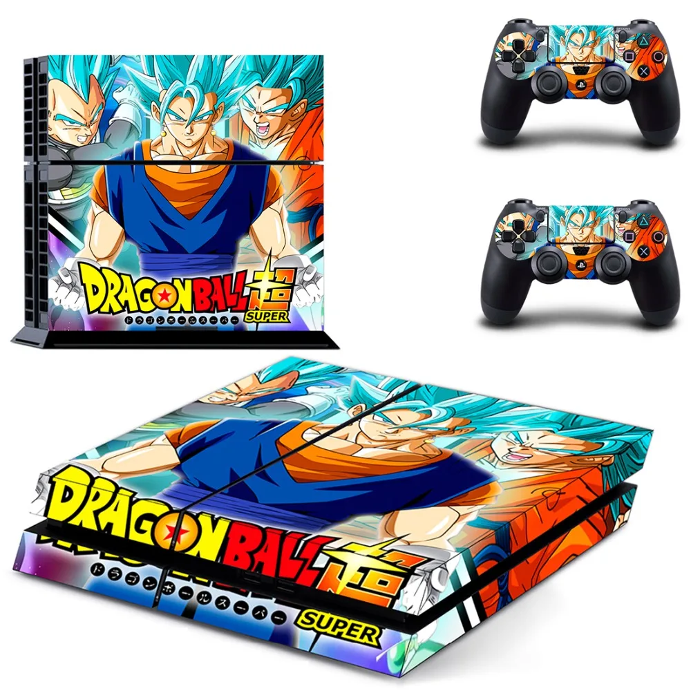 Наклейка Dragon Ball Super Broly Goku PS4 Виниловая наклейка для консоли Sony Playstation 4 и 2