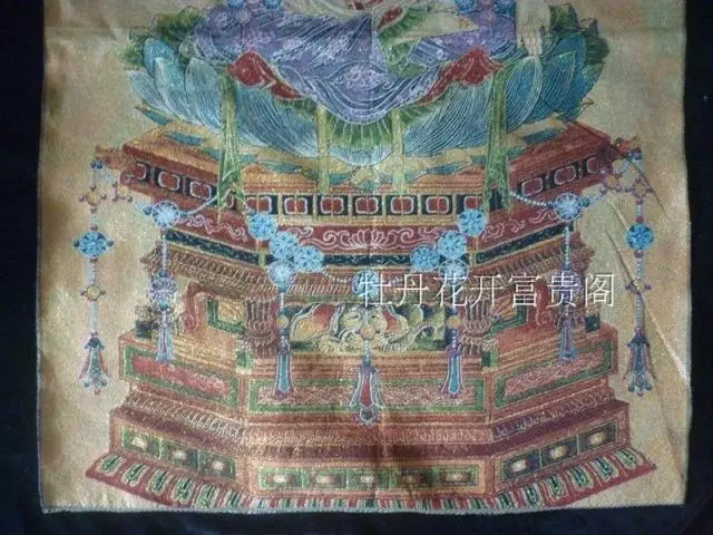 Китайский античный коллекция вышивка танка Богиня Милосердия схема