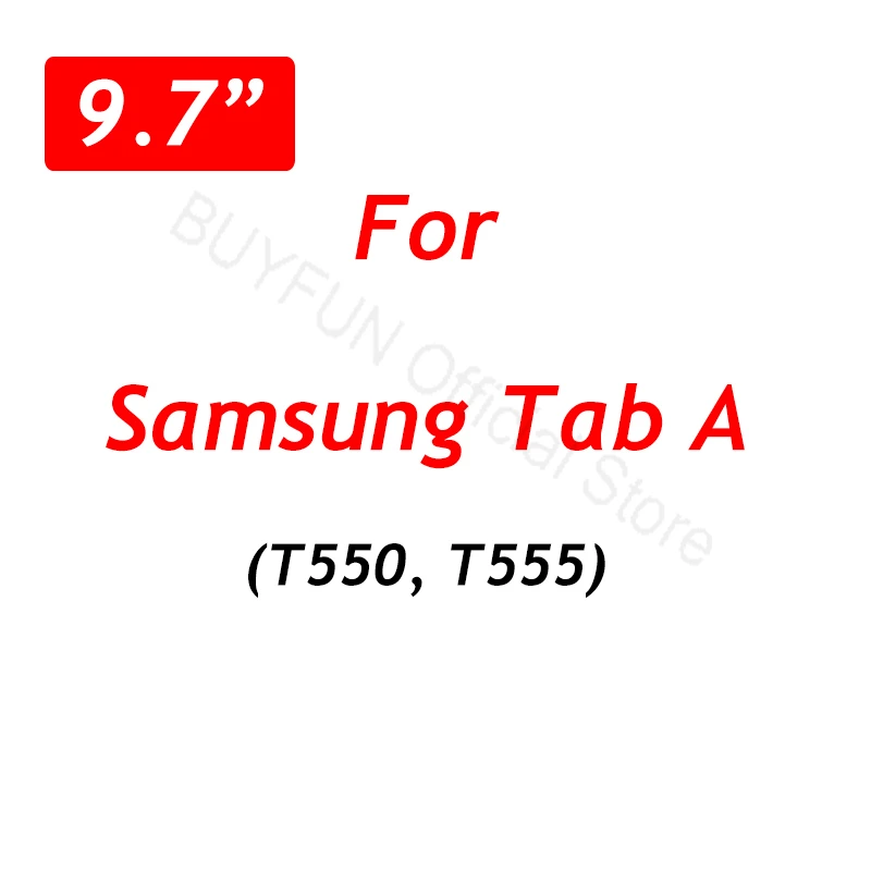 Закаленное Стекло для samsung Galaxy Tab A 10,1 T580 585 A9.7 T550 555 A8.0 T350 355 планшет Экран протектор Tab4 T530 330 230 пленка - Цвет: For Tab A 9.7inch