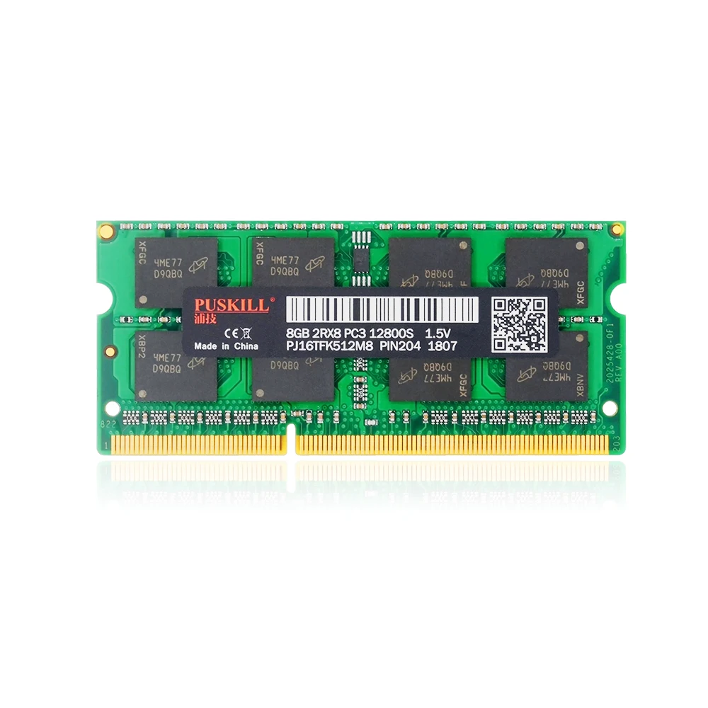

Laptop Memory DDR3 8GB 1600MHz PC3 204Pin 1.5V no ECC RAM