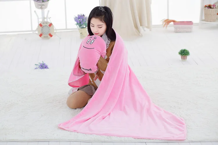 Kawaii мягкие Barba плюшевые куклы мультфильм аниме плюшевые подушки Главная Прокат Детский подарок розовый папа куклы с одеяло 1x1,7 м
