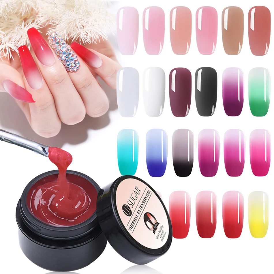

UR SUGAR UV Gel Nails Poly Builder Acrylic Polish Color Changing Nails Extension Crystal UV Resin Builder Varnish