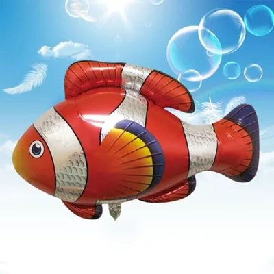 Fish Foil Balloons Inflatable Toys Sea World Party Balloon