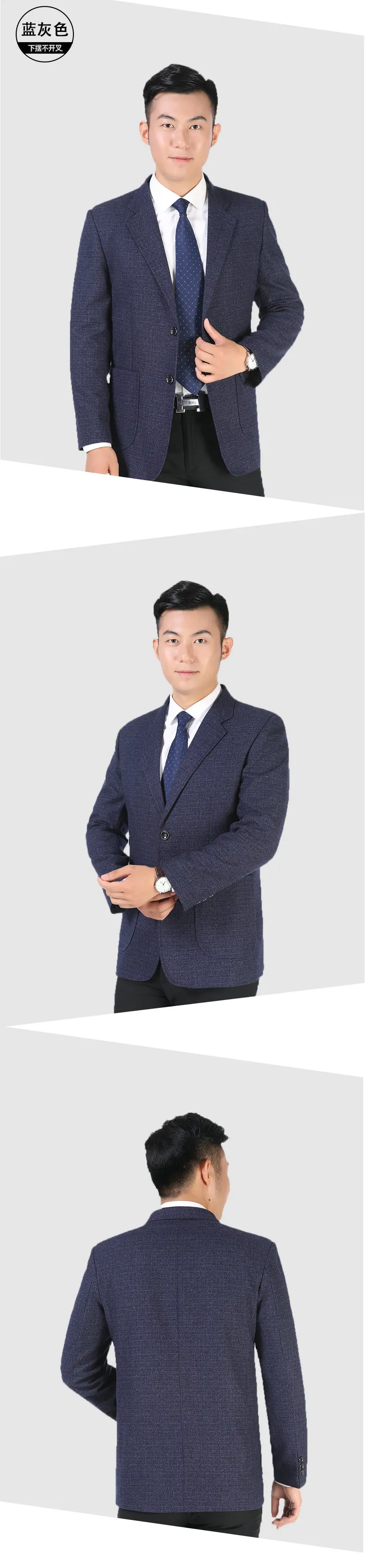 Man Busines Casual Blazer Black Navy Blue Purple Jacket Suit Men Notched Collar Blazers For Men Elegance Outfits Slim Fit Suit Jackets Blazer (6)