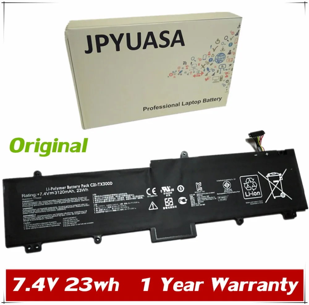 7XINbox 7,4 V 23wh 3120mAh C21-TX300D Аккумулятор для ноутбука ASUS трансформатор Книга TX300CA-DH71 ноутбук планшет