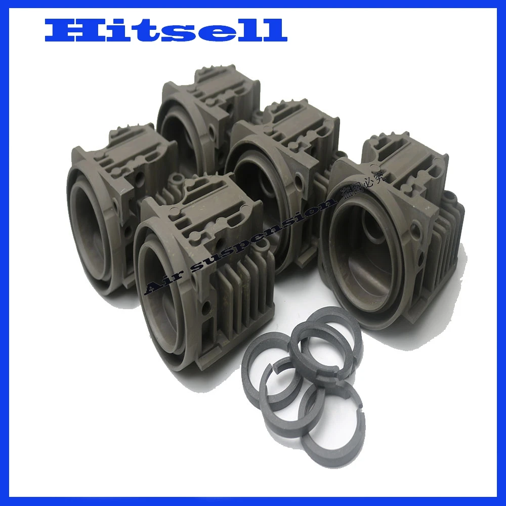 Air Suspension Pump Cylinder Head With Piston Ring Repair Kits For X5 E53 A6 Q7 Touareg LR RangeRover L322 4L0698007A