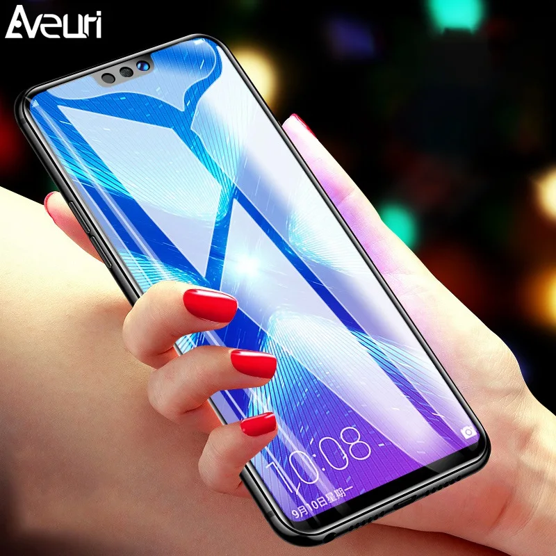 

Aveuri 3D Protective Glass For Huawei Honor 8X Max Full Cover 9H Tempered Glass For Huawei Honor 8C 7C Pro Play Screen Protector