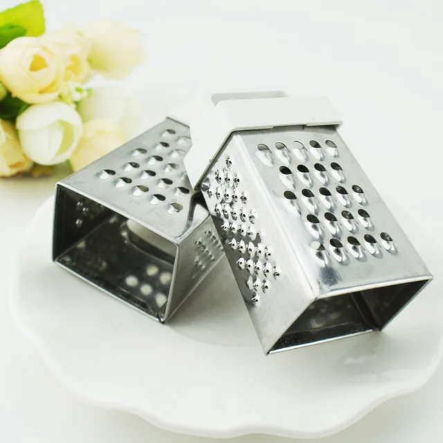 12pcs lot mini stainless steel four side grater cheese grater with