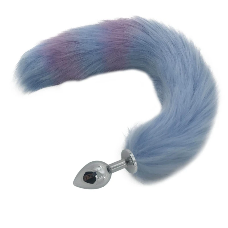 Metal Anal Sex Toys Anus Bead Smooth Butt Plug Fox Tail Massager Insert Shop for Women Men Couples H8-211B | Красота и здоровье