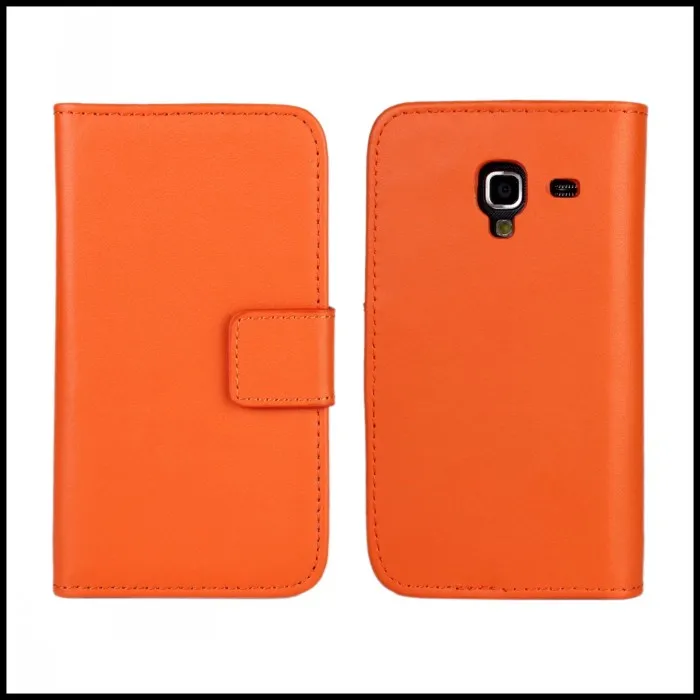 Для samsung Galaxy Ace 2 i8160 Ace2 чехол для телефона Мобильный Обложка для бумажника, кожаная сумка Etui Coque Capinha Hoesje Carcasa аксессуар чехол s - Цвет: Оранжевый