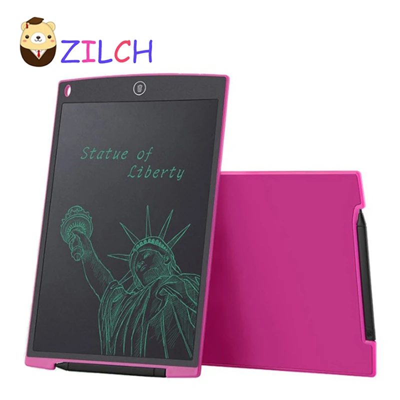 

Hot Big 12 inch LCD Writing Board Children Early Education Small Drawing Board Writing Board Drawing Toys Board Gif