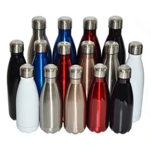 Vakuumflasche Thermosflasche Isolierte Edelstahl Sports Wasserflasche dicht Ideal für Kaffee Tee Kalt Heiße Getränke