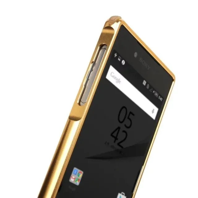 Для sony Xperia Z5 Premium чехол 5,5 ''E6833 E6883 металлический Гибридный алюминиевый каркас бампер матовый Жесткий PC задняя крышка чехол для телефона s Capa