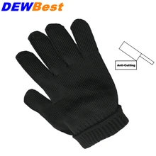 DEWbest 1 пара черные защитные перчатки