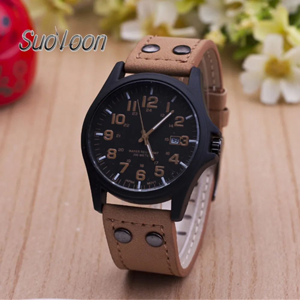 

2018 Men Watch Luxury Brand Fashion Male Wristwatch Waterproof Sport Watch Casual Cowhide Copy Leather Quartz Business Watches