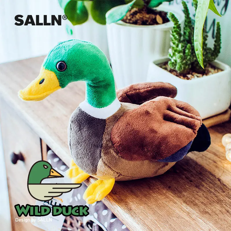 Green headed duck 20 см вырезать утка плюшевые игрушки мягкие животных моделирования спать спокойно куклы прекрасный подарок для детей детские, для малышей хорошее качество - Цвет: Green headed duck
