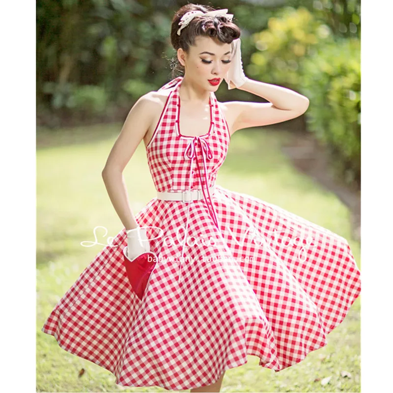 Rockabilly halter dress Clearance