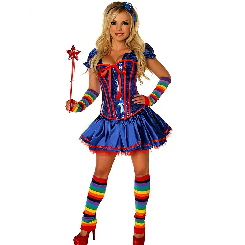 red blue sequined satin sleeve overbust corset sexy burlesque costumes for women halloween corsets and bustiers - Bustier Halloween Costumes red blue sequined satin sleeve overbust corset sexy burlesque costumes for women halloween corsets and bustiers - Bustier Halloween Costumes