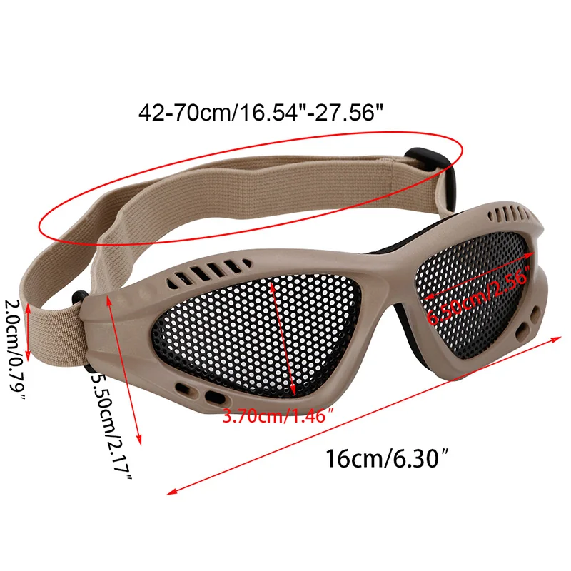 Тактический мотоцикл страйкбол защита глаз очки анти туман сетки металлические очки hyq