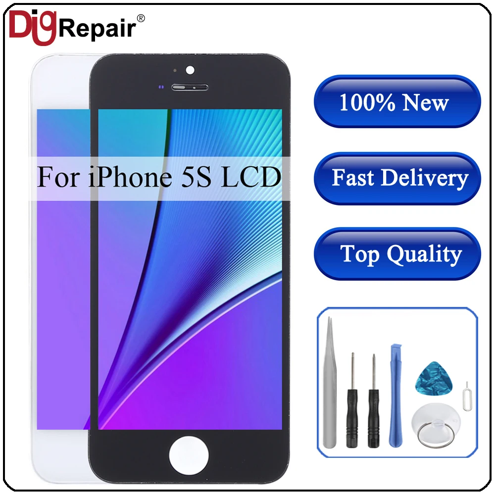

AAA For iPhone 5S lcd screen For iPhone 5S LCD Display Touch Screen Digitizer Assembly Replacement Parts for iPhone 5S display