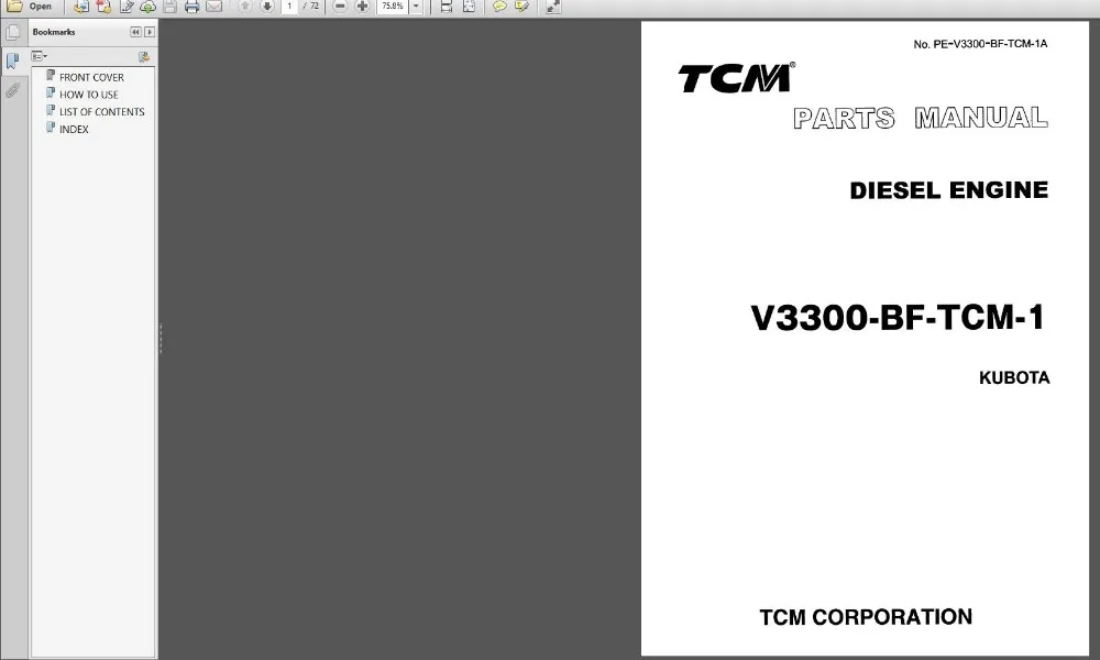 Все запчасти для вилочных погрузчиков TCM Каталог 2019 | Автомобили и мотоциклы