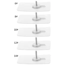 Сильная самоклеящаяся винтовой крюк прожекторы Нержавеющая сталь бесшовные Полка вешалка