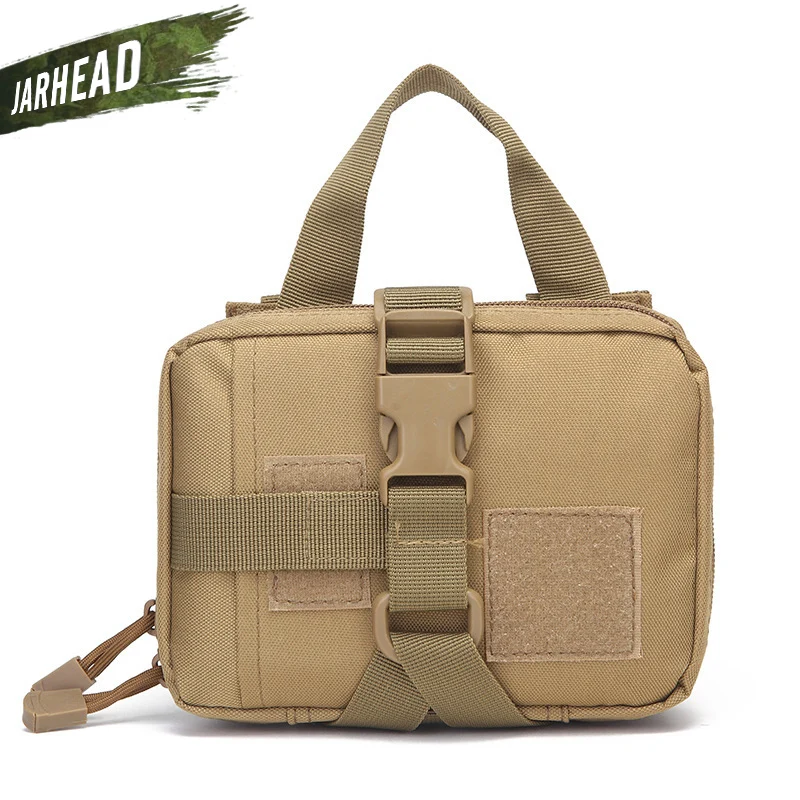 Skup Medyczny taktyczny MOLLE torba do przechowywania na zewnątrz kamuflaż wielofunkcyjny apteczka zestaw narzędzi akcesoria sportowe torba kieszonkowa