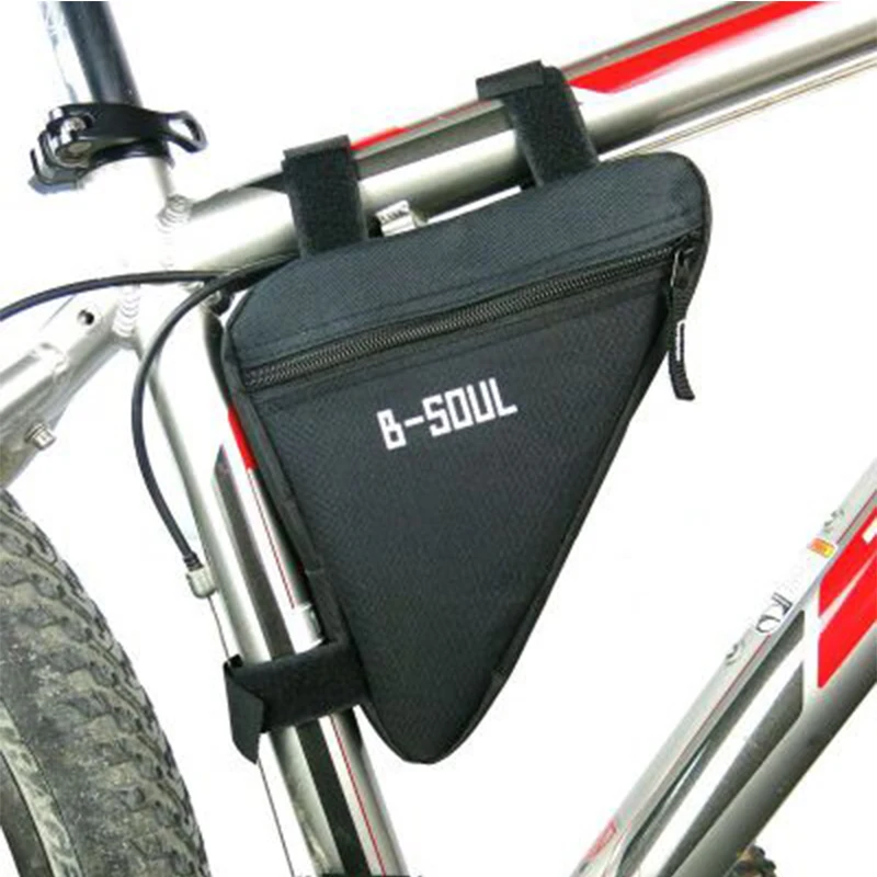 Discount Mountain Bike Triangle Bicycle Bag Front Tube Frame Fahrradtasche WIth Lid frame Bag Waterproof Bicicleta Bike Accessories 2