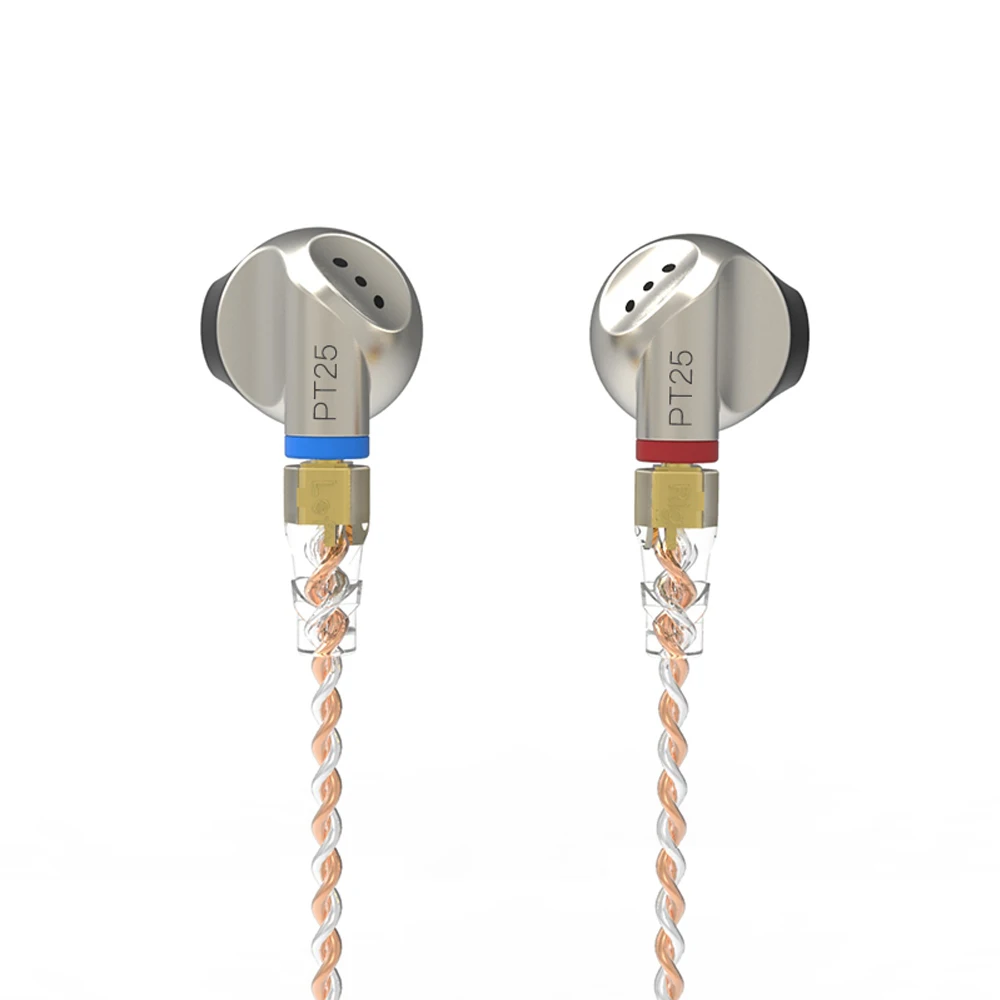 

SENFER PT25 In Ear Earphone Earburd Graphene Dynamic Driver Unit HIFI Earplug With MMCX Detachable Detach Cable Metal Earbud