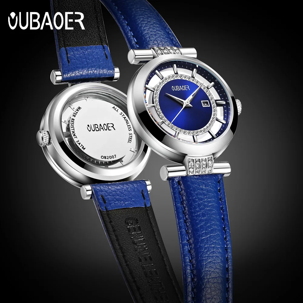 

Women Watches OUBAOER Luxury Brand Quartz Casual Simple Fashion Bracelet Watch Ladies Wrist Watch for Women Relogio Feminino
