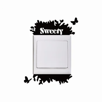 

KG-142 Creative Sweety Grass Switch Sticker Natural Style Vinyl Wall Sticker for Kids Room Home Wallpaper